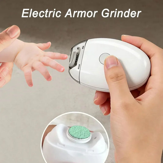 2 IN 1  Electric Nail Clipper Cutter with LED Light Automatic Nail Grinder Trimmer for Baby Mini Manicure Tool Nail Care