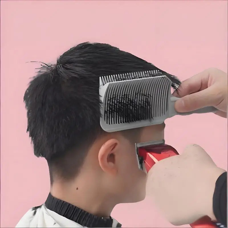 1Pcs Hair Cutting Combs Professional Barber Clipper Flat Top Hair Cutting Comb For Men Fading Comb Salon Styling Tool!~
