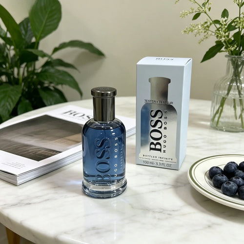 Hugo Boss Bottled Infinite Eau de Parfum – Woody Men's Cologne – With Notes of Apple, Patchouli, Lavender & Sandalwood – Long