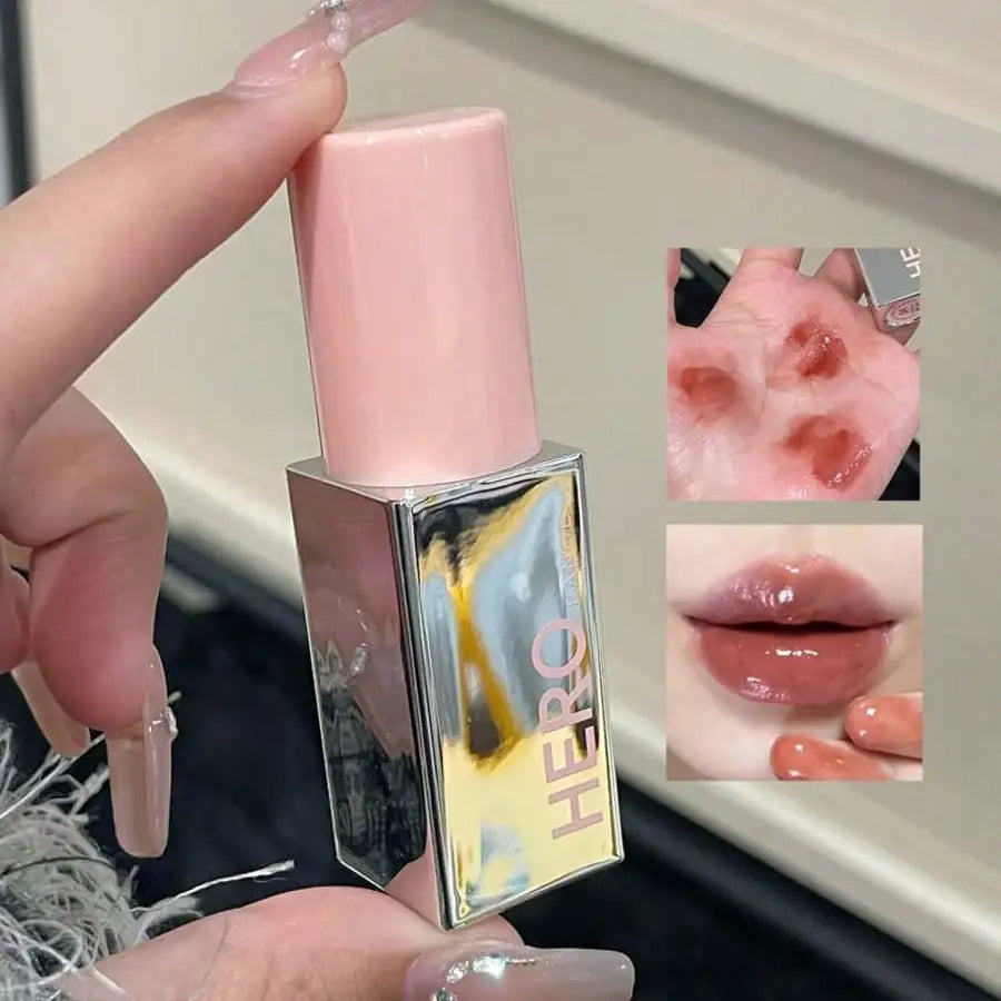 Herorange Glossy Lip Gloss Hydrating Non-Sticky Multi Shades for Beginners Daily & Gift Use