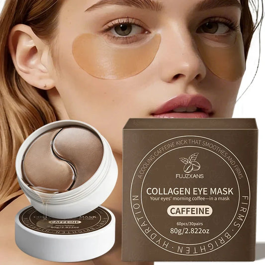 Caffeine Brightening Under-Eye Mask For Dark Circle And Puffiness-Wake Up Eyes,Firm & Lift Eye Contour Tighten for a Refreshed L