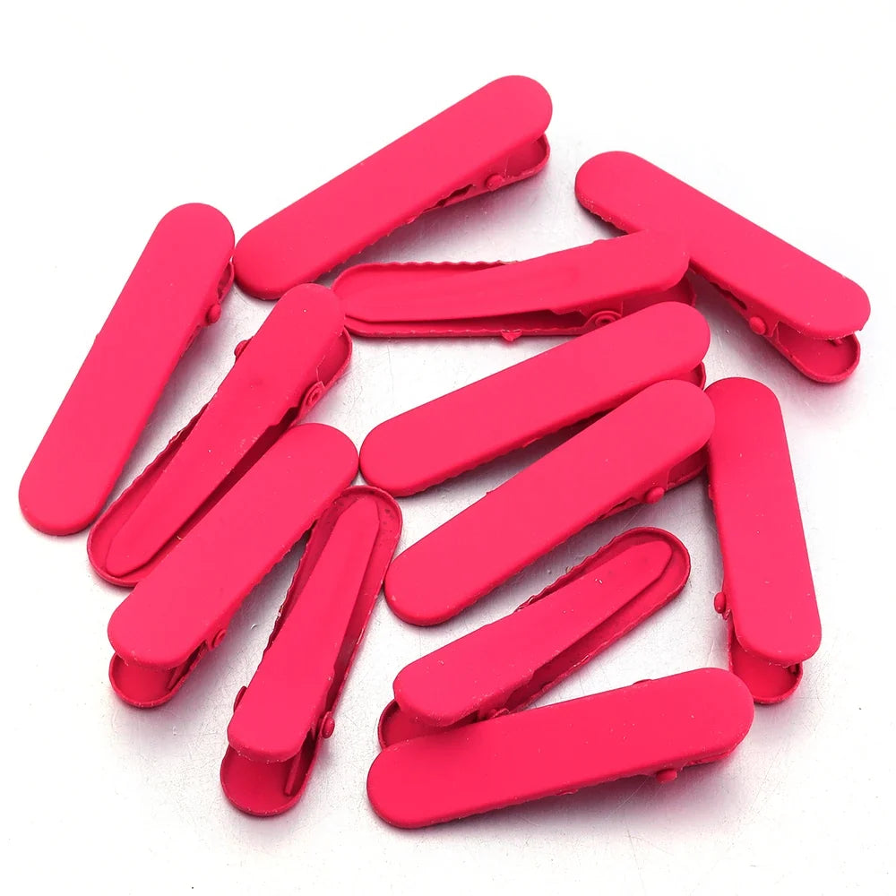 20Pcs Candy Color Professional Hairdressing Salon Hairpins Iron Duckbill Hair Clips DIY Alligator Hair Care Styling Tools