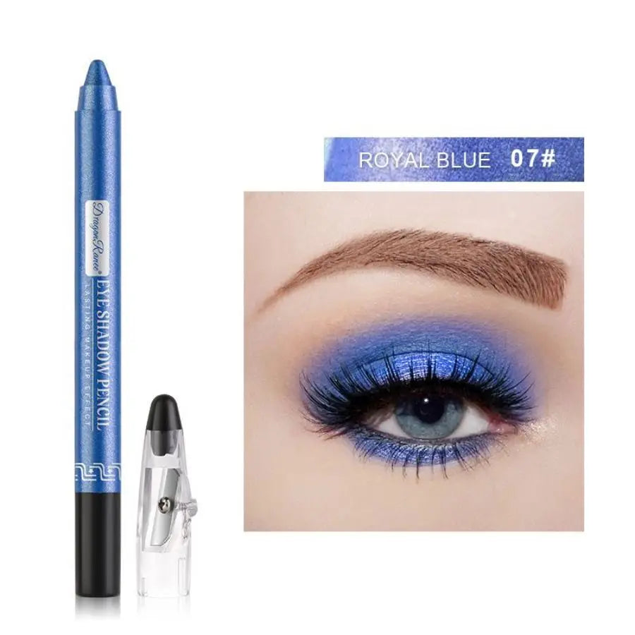 Eyeshadow Pen, Eyeliner Pen, Eyeshadow Stick, Eyeshadow Pen for Lower Eyelid, Pearlescent Eyeshadow Pen with Sharpener, Foaming Pen, Single-Color Eyeshadow Pen, Pearlescent Lower Eyelid Eyeshadow, Highlighter, Smudge-Proof