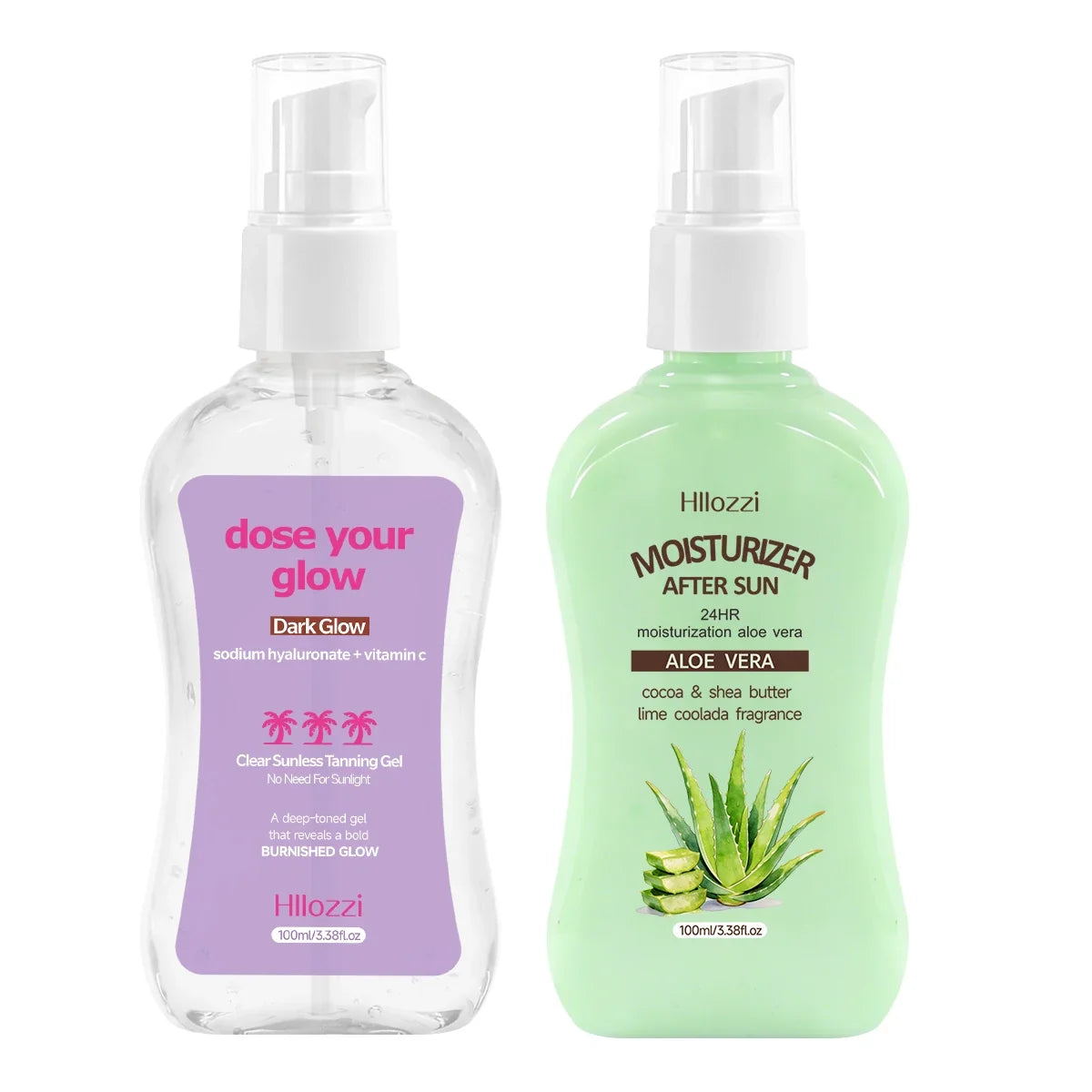 CLEAR SUNLESS TANNING GEL (DARK GLOW) MOISTURIZER AFTER SUN,Moisturizes and nourishes the skin, long-lasting bronze color