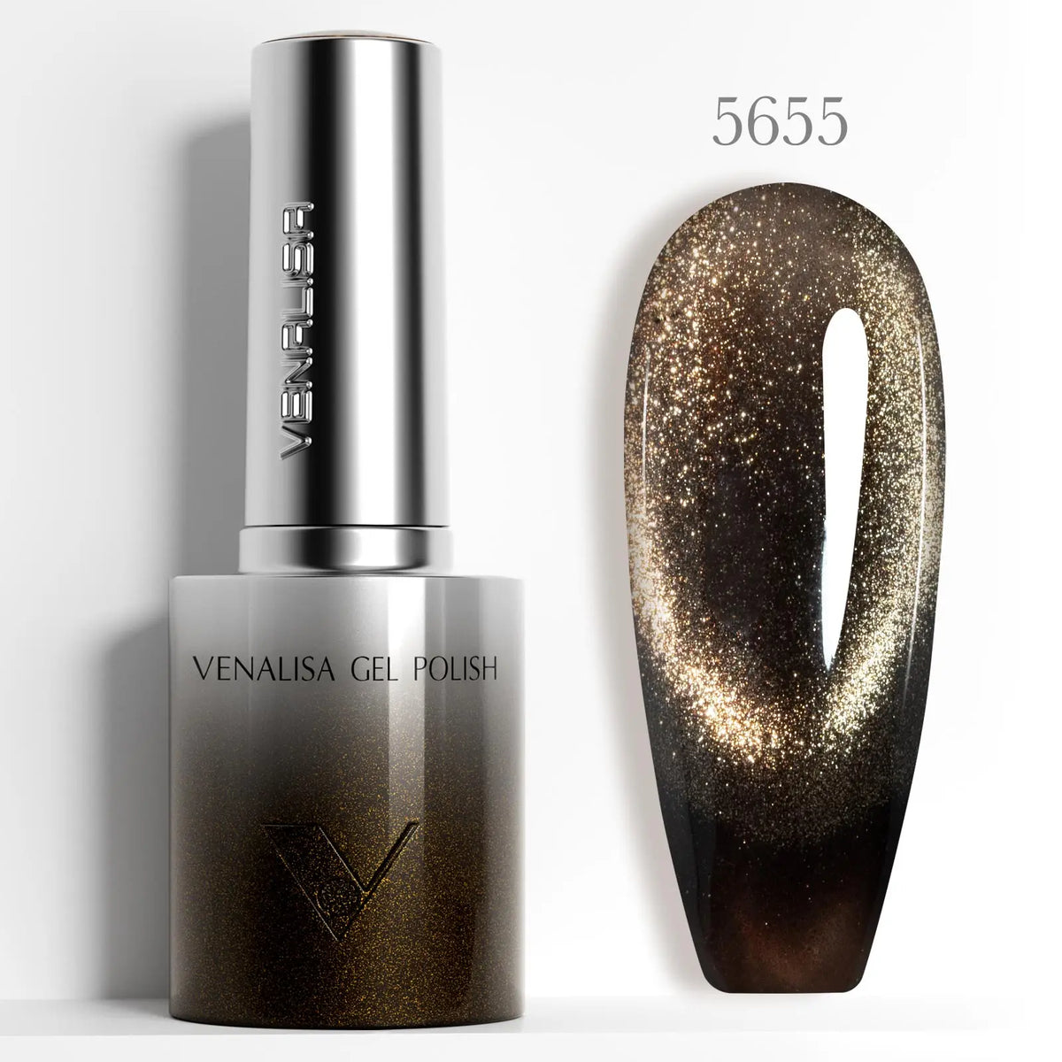 1/5pcsVenalisa Hema/TPO Free Cat Eye Gel Magnet Ultra Flash Nail Gel Polish Diamond Sparkle Soak Off UV LED Varnish Nail Gel
