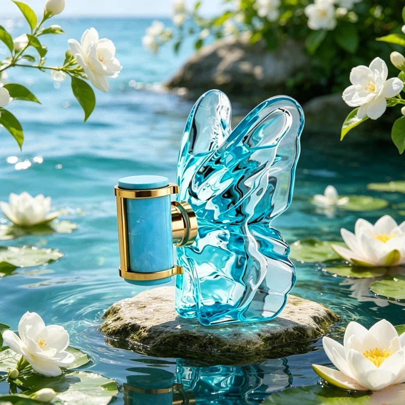 Creative Butterfly-shaped Perfume 35ml Citrus Vanilla Jasmine Luxury Eau De Toilette Women's Long-lasting Charming Fragrance
