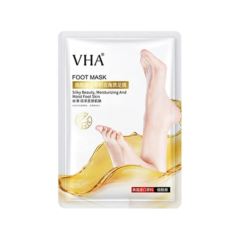 1/3/5 Pairs Goat Milk Exfoliating Foot Mask Feet Pedicure Remove Dead Skin Moisturizing Foot Exfoliator Feet Masks Skin Care