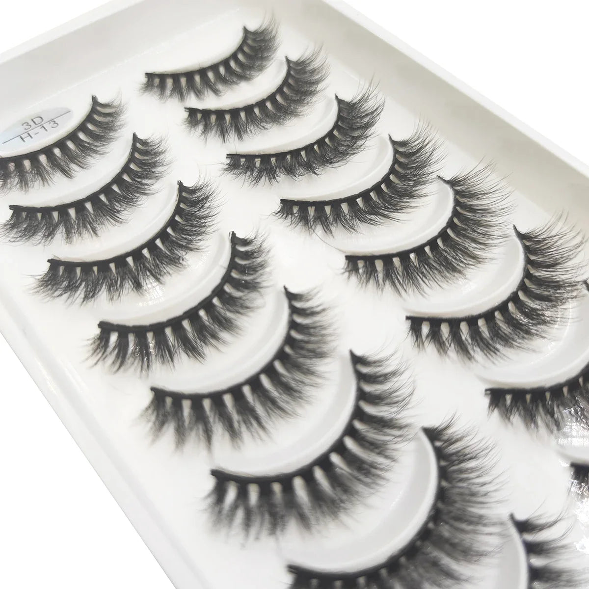 20 Style 10 Pairs Natural 3d Mink Lashes Soft False Eyelashes Cross Messy Dense Eye Lashes Extension Makeup Faux Cils Maquillaje
