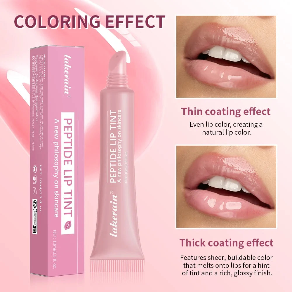 10ml Lip Glaze Moisturizing Jelly Lip Enrichment Oil Lasting Water Light Glass Lip Plump Oil Remove Line Lip Protection Serum