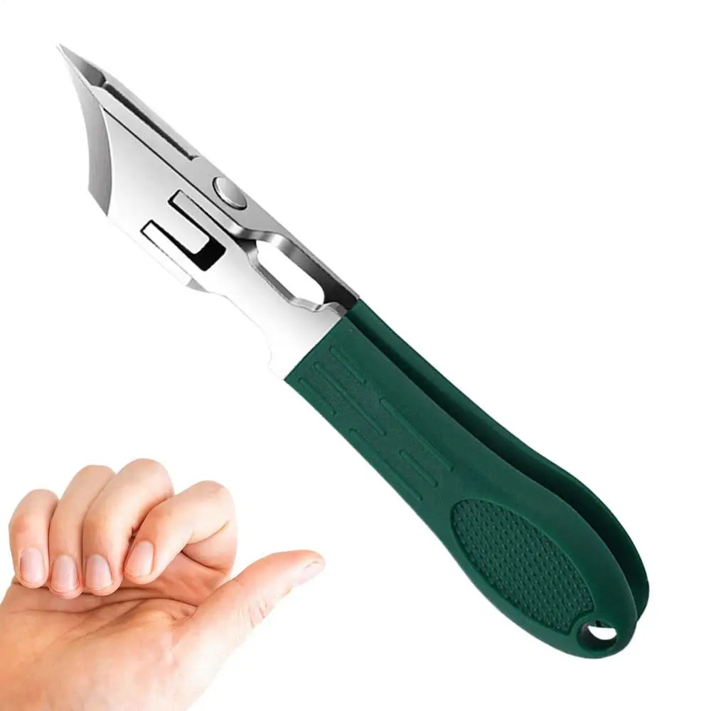 Curved Nail Clipper Stainless Steel Fingernail & Toenail Clipper Cutters Anti-Splash Cuticle Remover Fingernail Clipper Cutters