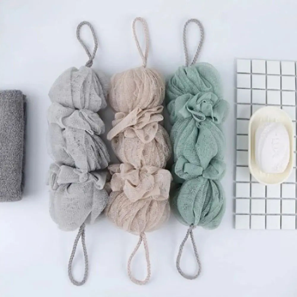 Cleaner Dead Skin Bathing Tools Skin Remover Washcloth Shower Brush Body Scrubber Mesh Shower Puff