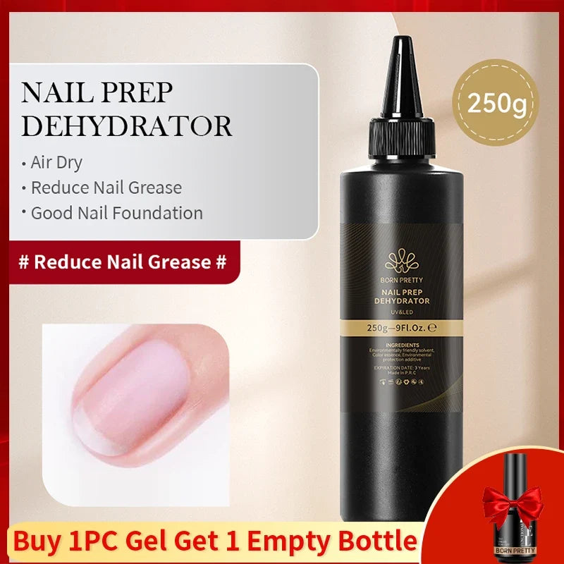 BORN PRETTY 250g Super Top Coat Gel Nail Polish Base Gel Matte Top Coat Semi-Permanent Varnish Soak Off Nail Art Functional Gel