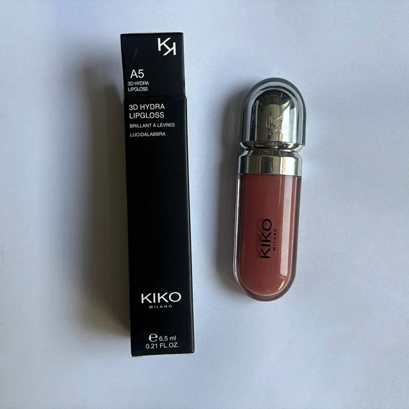 Kiko 3D Liquid Lip Glaze Transparent Lip Gloss Mirror Lipstick Nourishing Glossy Full Lips Not Fading Milk Tea Bean Paste Makeup