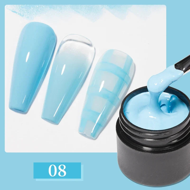 AWStorG 5ML Super Silver Metallic Gel Nail Polish Metal Effect Painting Gel Chromes Varnis Semi Permanent for Nail DIY