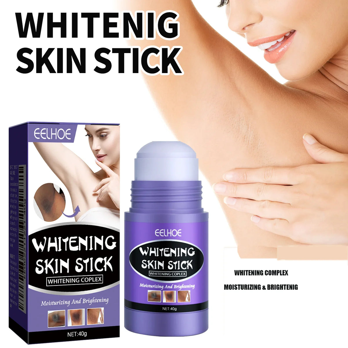 Armpit Whitening Cream Private Parts Dark Skin Bleaching Cream Lighten Melanin Knee Underarm Nipple Brighten Body Care Lotion