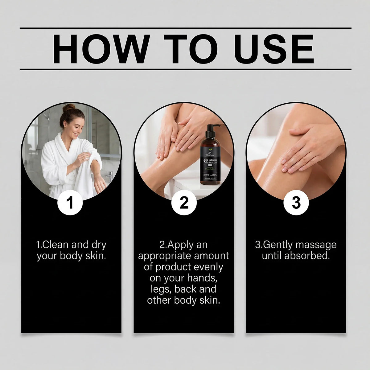 240ml Anti Cellulite Massage Oil Collagen Firming Grapefruit Essential Oil Tighten Abdomen Thigh Nourish Dry Skin Glowing