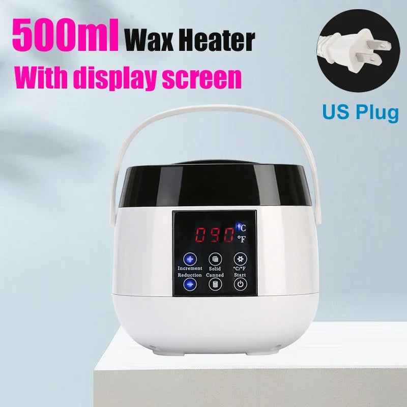 Electric Wax Heater Hot Wax Machine Paraffin Pot Warmer Hair Removal Waxing Machine Wax-melt Epilator Quick Heater