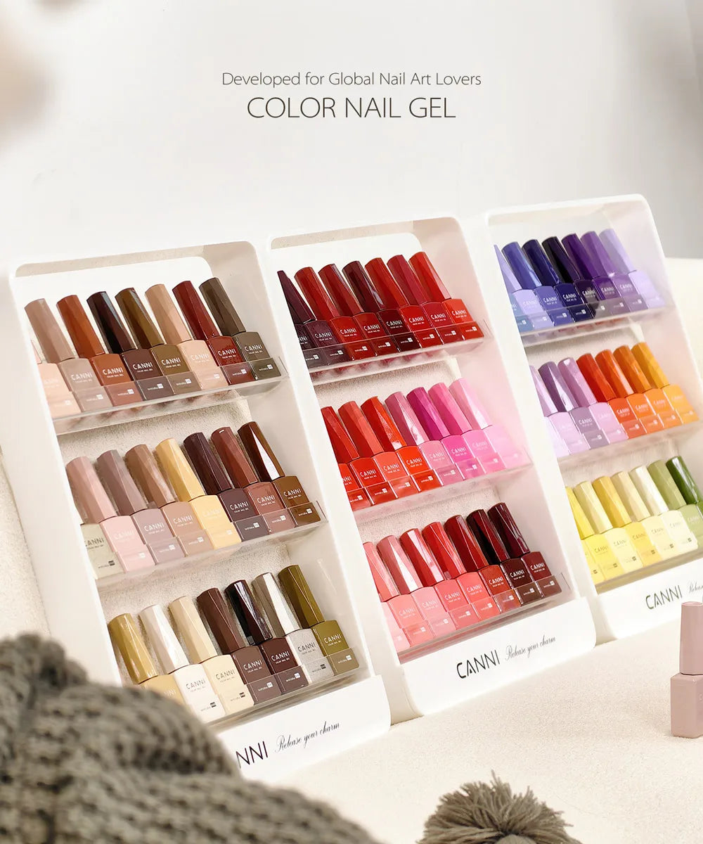 CC8 New Kit CANNI 9ML Nail Gel Polish HEMA/TPO FREE 30pcs Color Gel Pigment Professional Long Wear Top Coat Gel Varnish Set