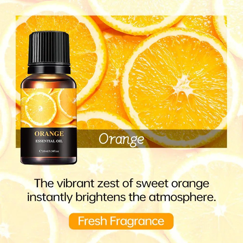 15 Scents Water Soluble Fragrance Oils - 10ml Aromatherapy Oil for Diffuser, Room Deodorizer, Air Freshener, Home & Car