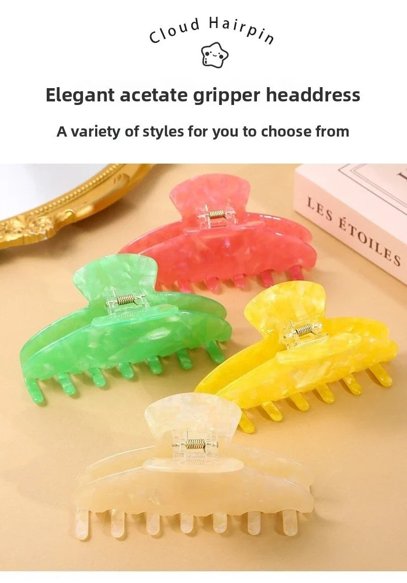 12cm Korean New Hair Clip Fashionable Ponytail for Women, Vintage Chic Hair Styling Tool, Daily Evening Gift Party Weekend Boho