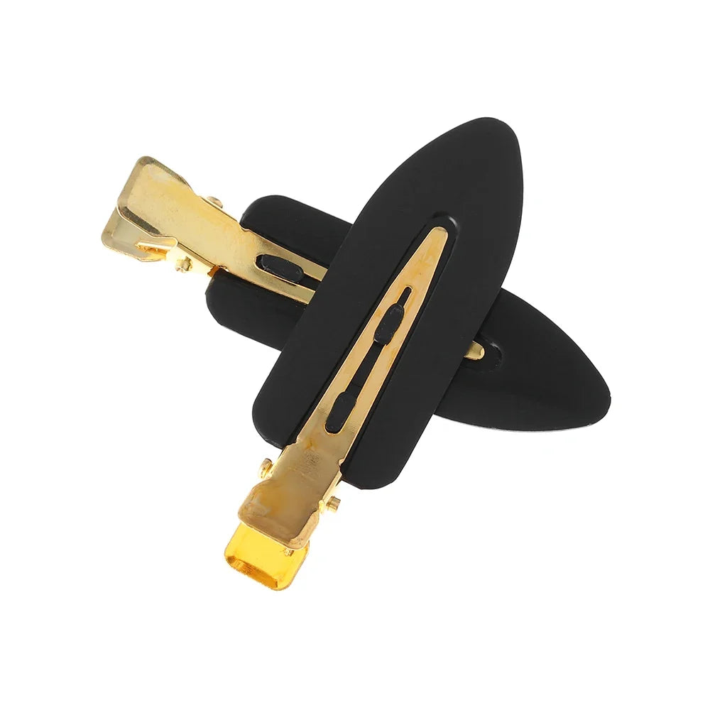 4 Pcs Seamless No Crease Barrettes Makeup Clip No Bend Hair Clip Professional Salon Styling Fixed hairpin Woman Man Hairdressing