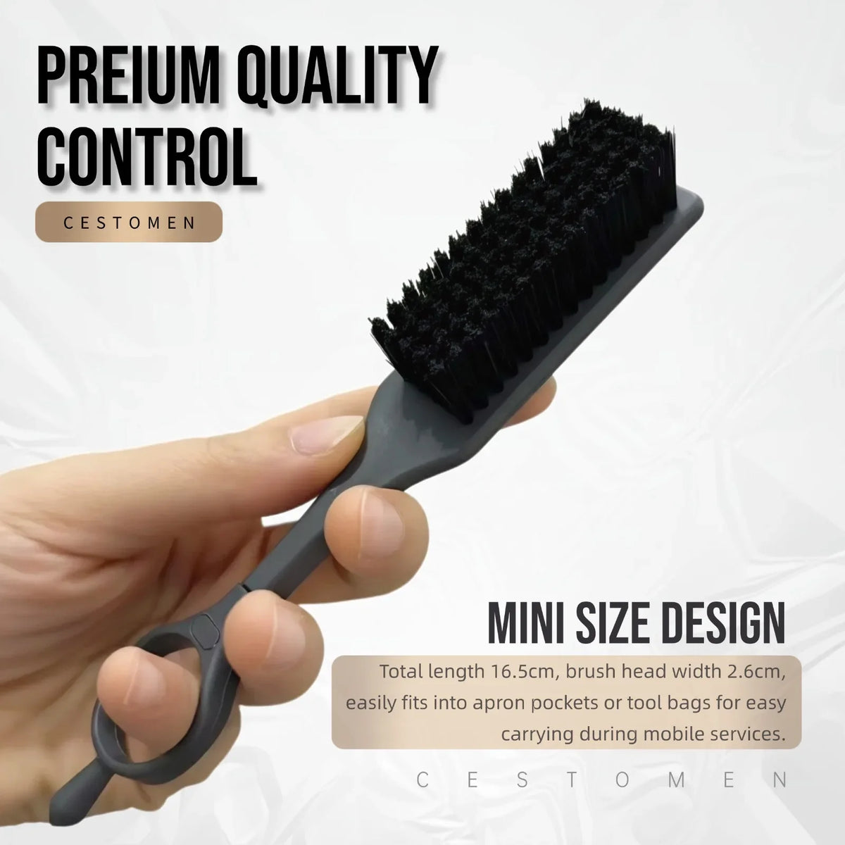5PCS/Set Pro Barber Fine Mist Spray Bottle Spining Dual-Side Tooth Folding Haircut Comb Duster Hair Cleaning Brush Styling Tools