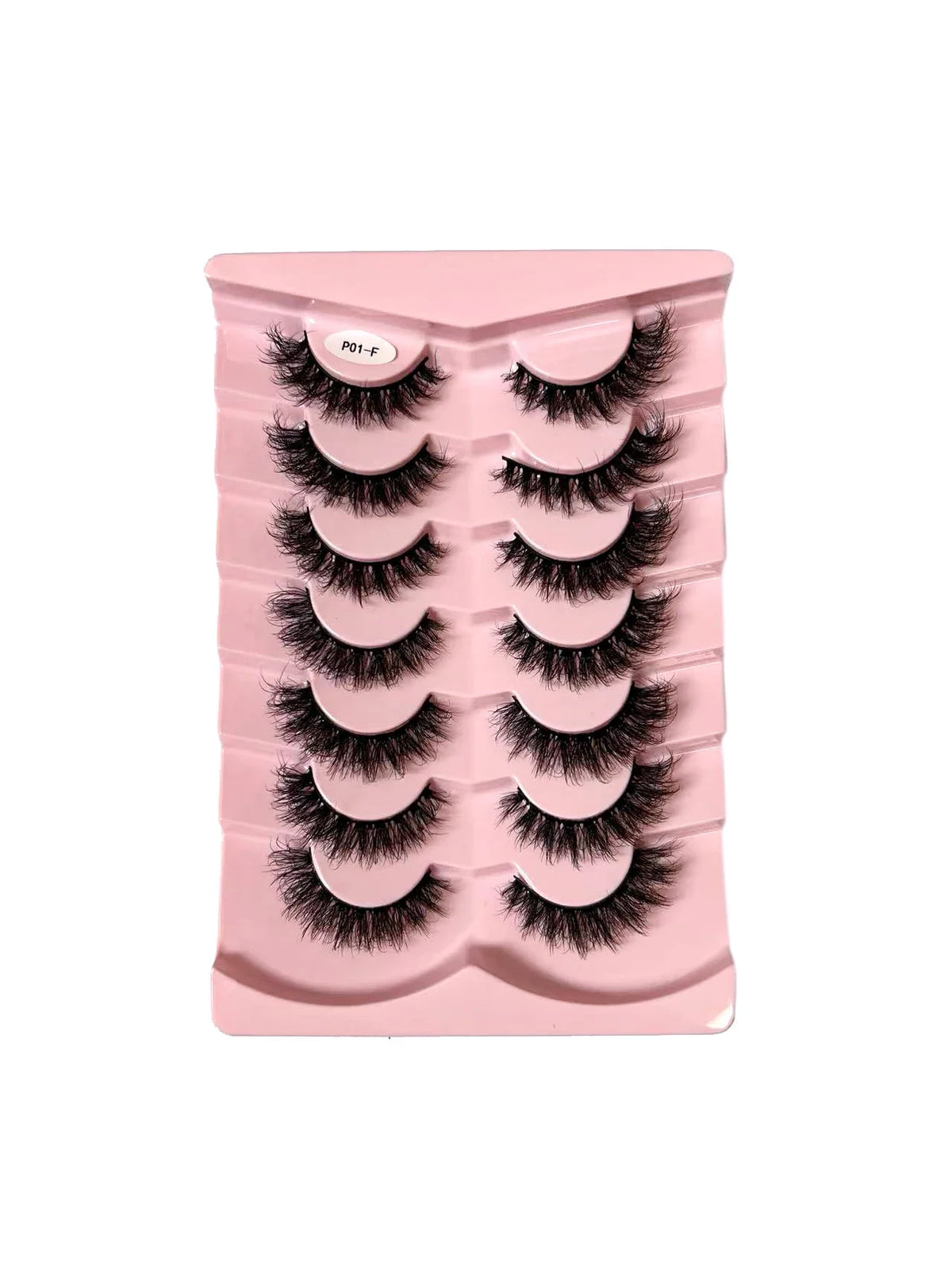 Dropshipping 7/10 Pairs Eyelashes Natural Long 3D Lashes Fluffy Volume  False Eyelashes Cruelty Free Wispy Lashes Makeup Cilios