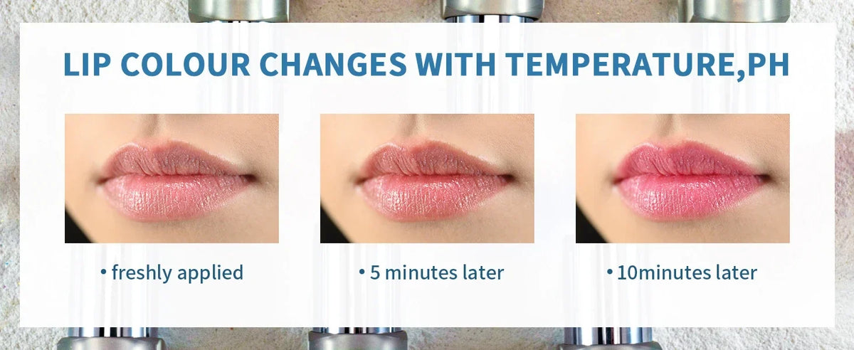 CHARMACY 6 Colors Magicolor Star Glow Lipstick PH Change Shift Colors Lip Gloss Nourish Moisture Professional Lip Makeup