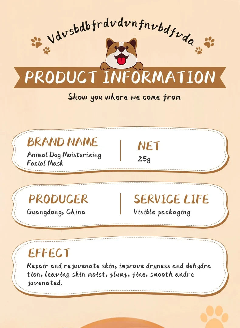 5pcs SADOER Animal Pattern Masks Face Mask Moisturizing Anti Wrinkles Anti-Aging Whitening Facial Masks Skin Care Novel Products