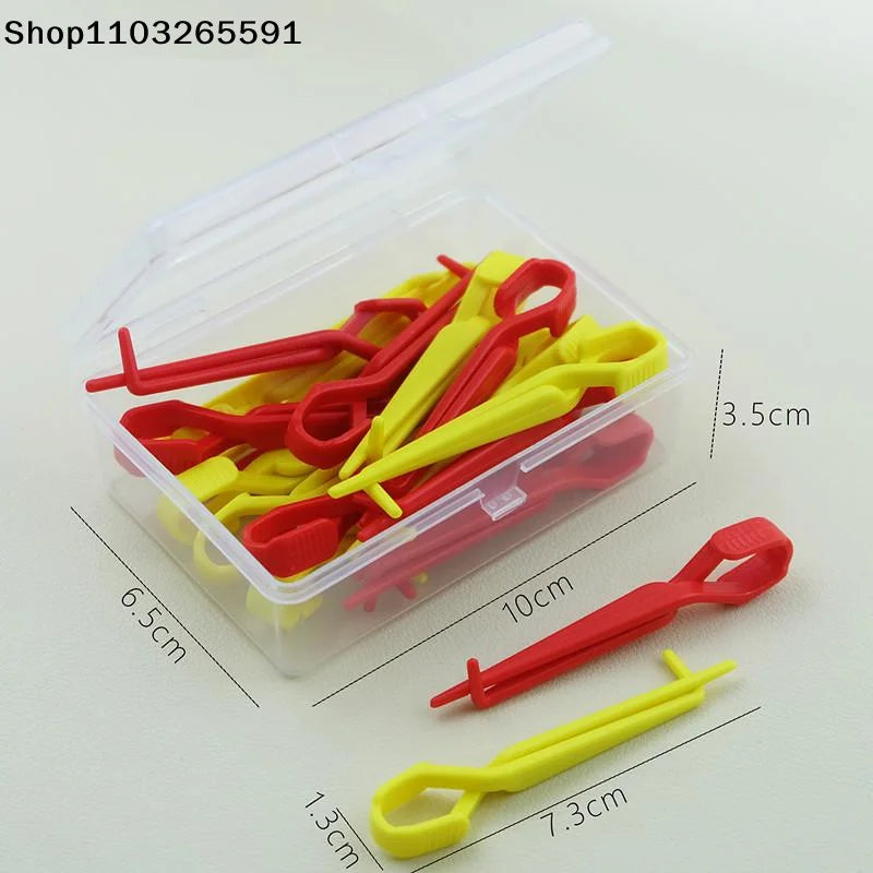 20Pcs Men's Texture Styling Position Clamps Hair Salon Perm Clips Anti-slip Positioning Clip Air Bangs Hair Clip