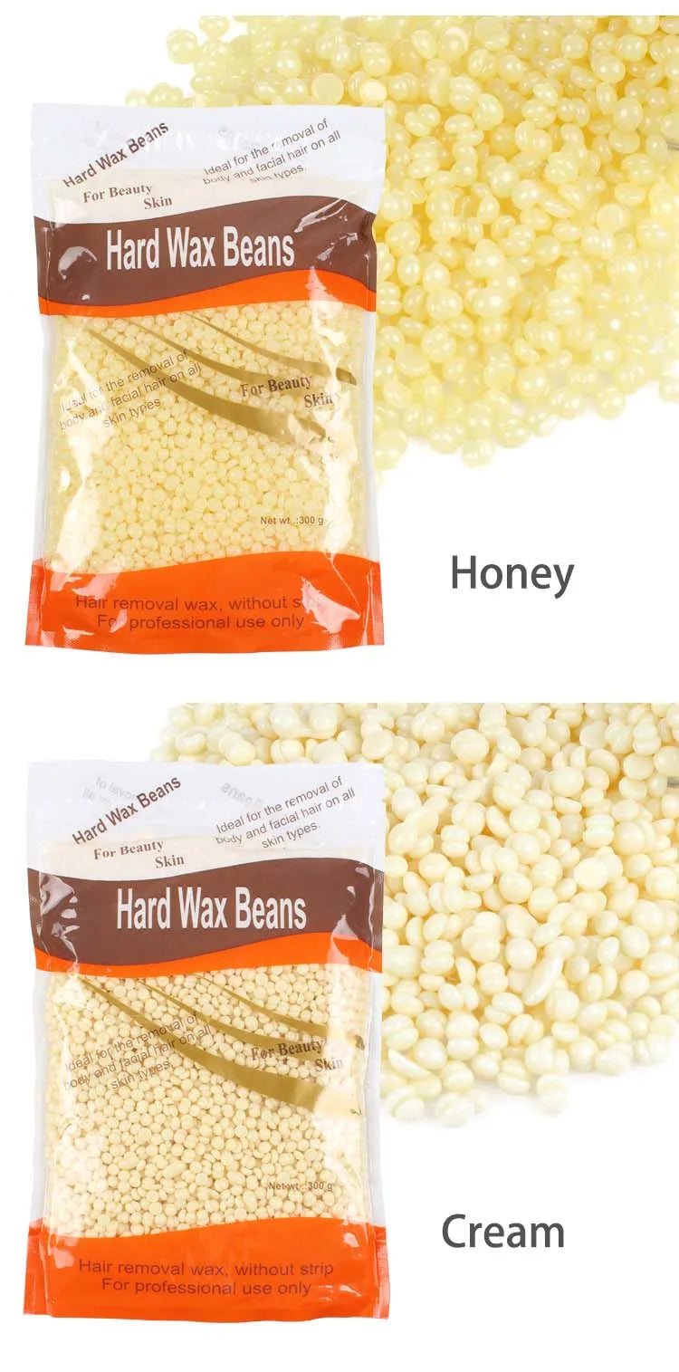 50g Hot Wax Hair Removal Depilatory Waxing Wax Beads for Wax Heater Painless for Body Hairs Removal Beans