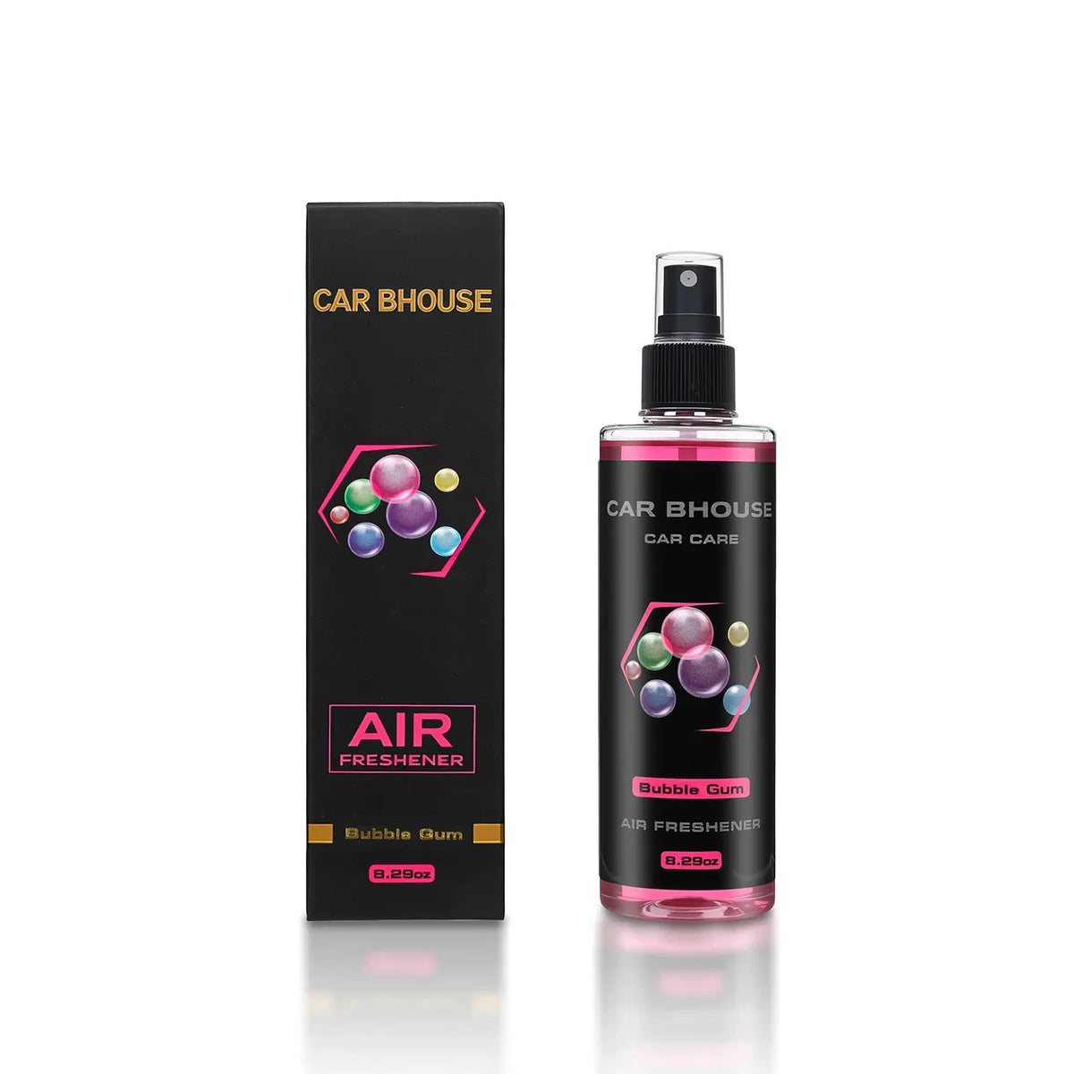 Car Air Freshener Spray Car Fragrance Flower Fruit Scent Fresh Perfume 8.29oz/245ml Large Capacity Car Interior Deodorant Spray