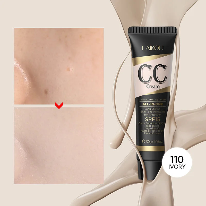 CC Cream Foundations Cover Blemishes Tinted Moisturiser Face Women Color Correcting Cream Tinted Moisturiser Hydrating