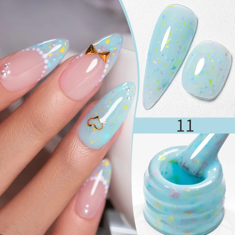 5ml Golden Silvery Metallic Painting Liner Gel Polish Chrome Mirror Effect Semi-Permanent Varnish For Stunning French Nail Art