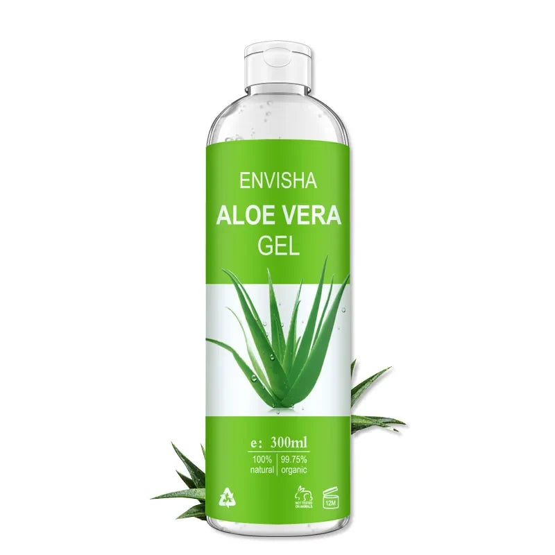 ENVISHA Aloe Vera Gel Soothing Moisturizing Hyaluronic Acid Sunburn Repairing Treatment Skin Care Face Body Cream Antipruritic