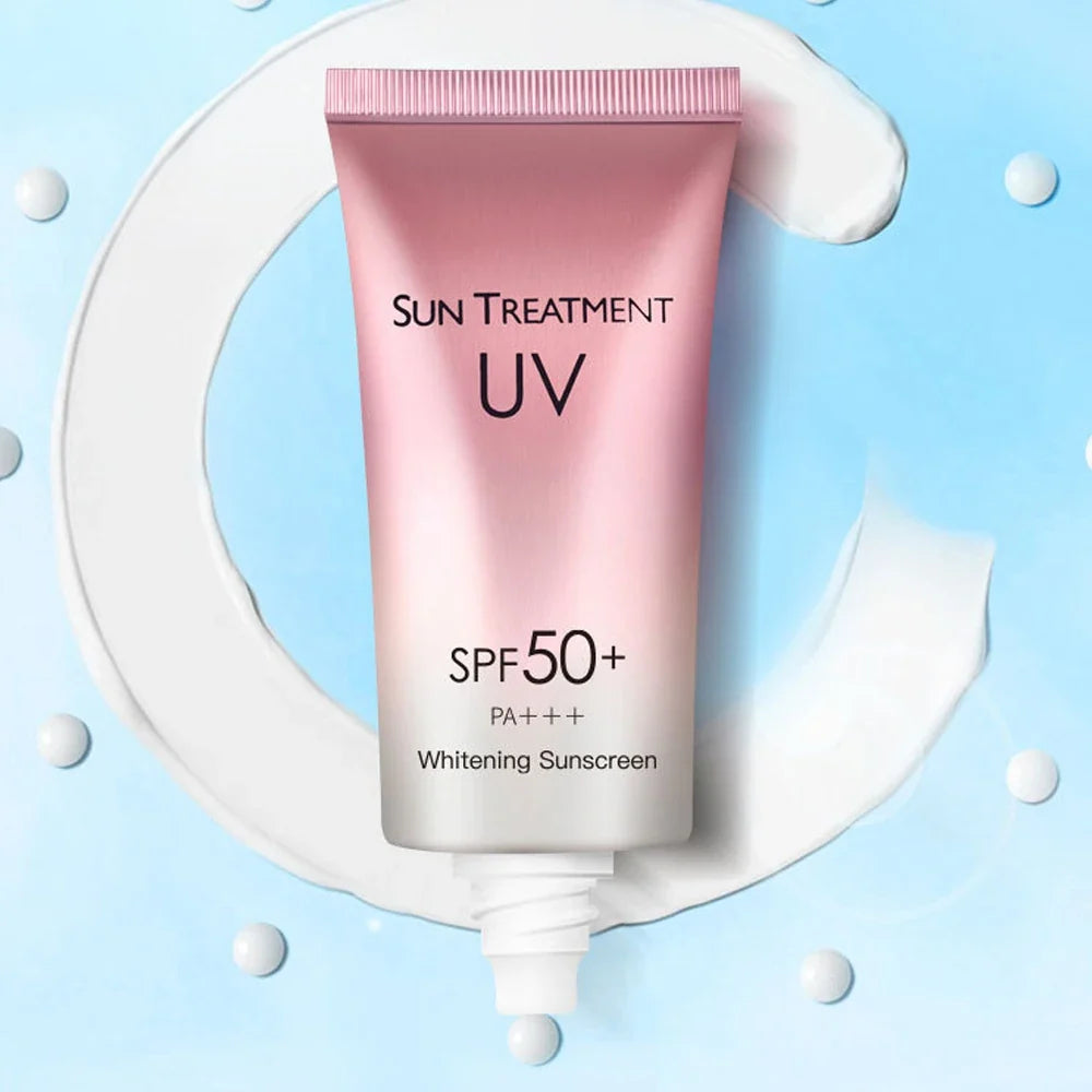 60ml Waterproof Facial Body Sunscreen Whitening Sun Cream Sunblock Skin Protective Cream Anti Sun Facial Protection Cream SPF50+