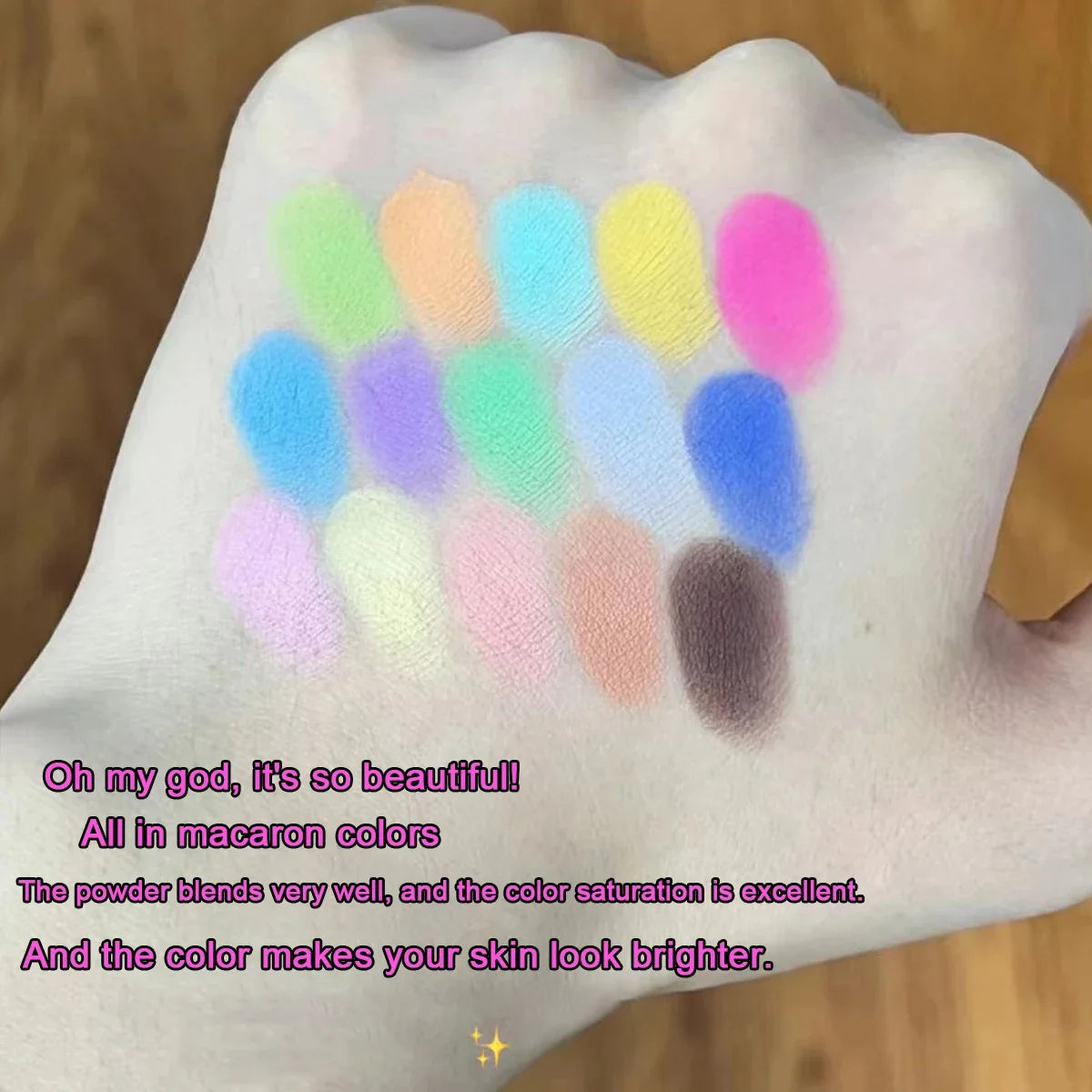 15 Shades Eyeshadow Makeup Palette Shimmer Matte Metallic High Pigmented Neutral Bold Waterproof Eyes Shadow Make Up Set
