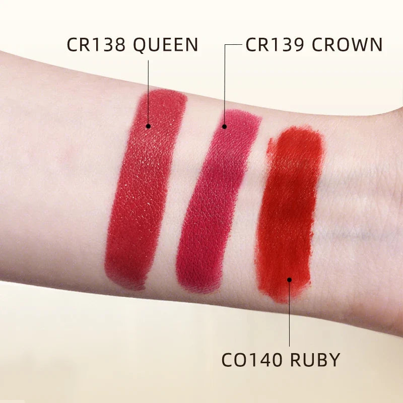 CATKIN Summer Palace Lipsticks Semi-Matte Lipstick Long Lasting for 24H，Lightweight Soft and Ultra Hydrating Lipsticks