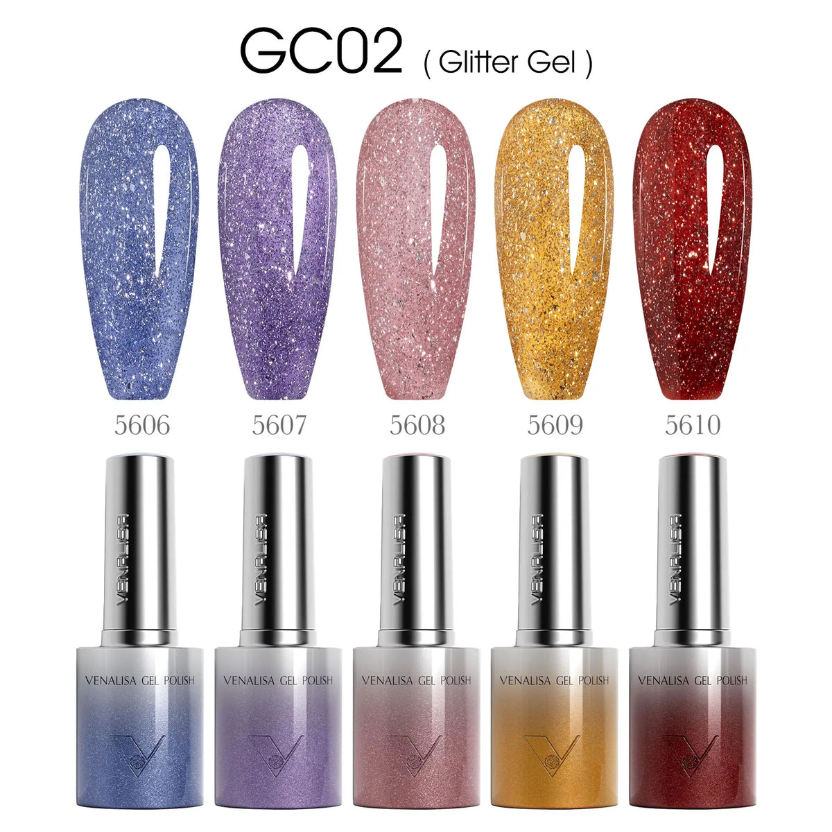 1/5pcsVenalisa Hema/TPO Free Cat Eye Gel Magnet Ultra Flash Nail Gel Polish Diamond Sparkle Soak Off UV LED Varnish Nail Gel
