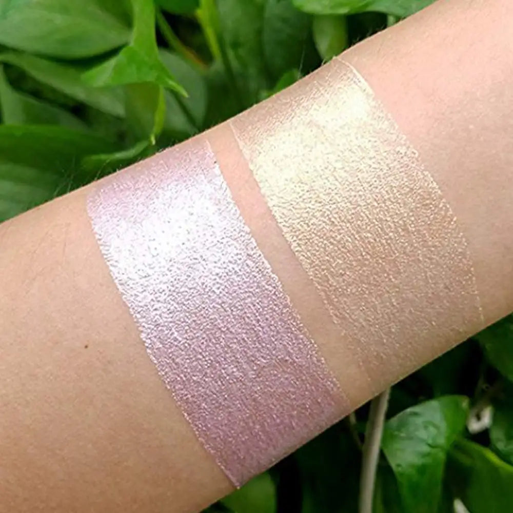2 COLORS Highlighter Makeup Glitter Contouring Bronzer For Face Shimmer Powder Creamy Texture Illuminator Stick Women Cosmetics