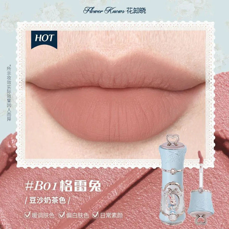 Flowerknows THE SWEETIE BEAR COLLECTION Coating Lip Jelly SOFT Lip gloss,Hydrating Gloss,Moisturizing Tint,Shine & Glow Finish