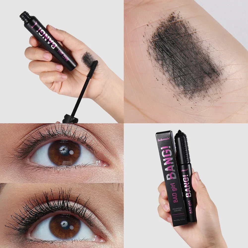 Black Volumizing Mascara Lengthening Eyelash Extension Waterproof Lasting Eye Lashes Mascara Korean Cosmetics Smudge-proof