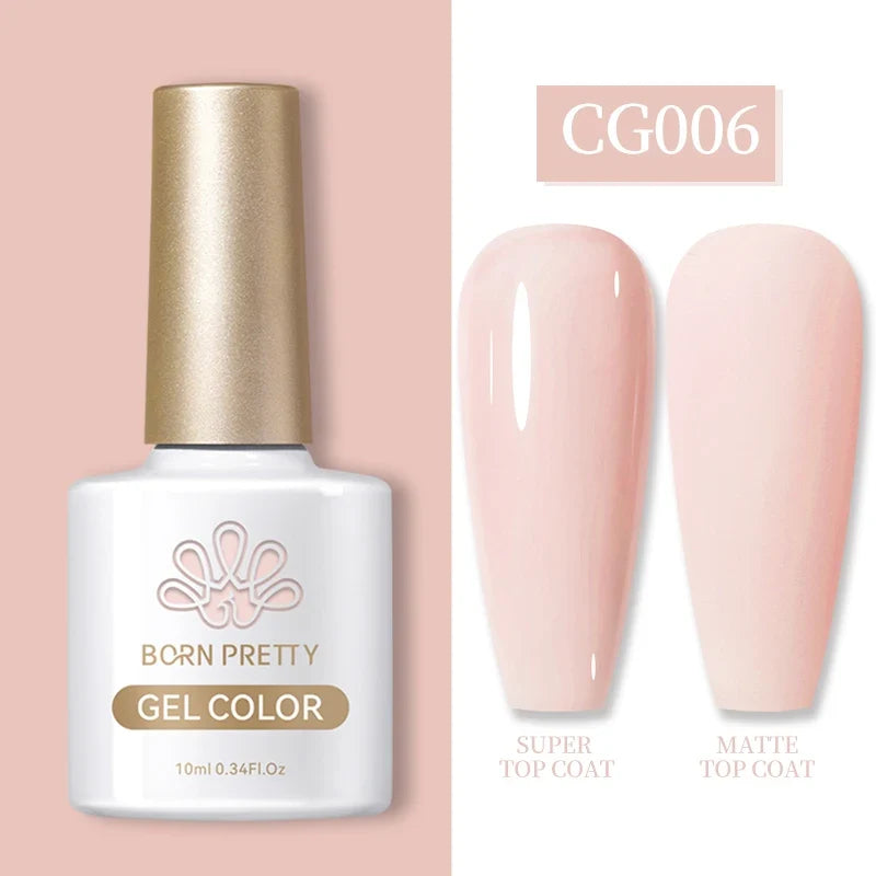 BORN PRETTY 10ml Clear Blooms Gel Polish UV LED Soak Off Nail Art Polish for Spreading Effect Marble Nail Polish Gel Painting