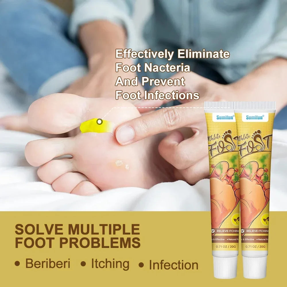Anti-Foot Fungus Ointment Deodorant Care Products Foot Deodorant Creams Antiseptic and Antiperspirant Foot Skin Topical Cream