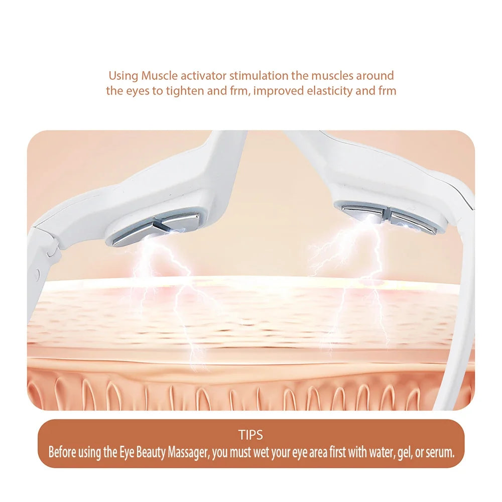 Eye Massager 3D Eyes Relax Massager Fatigue Relief Lighten Dark Circles Beauty Eye Care