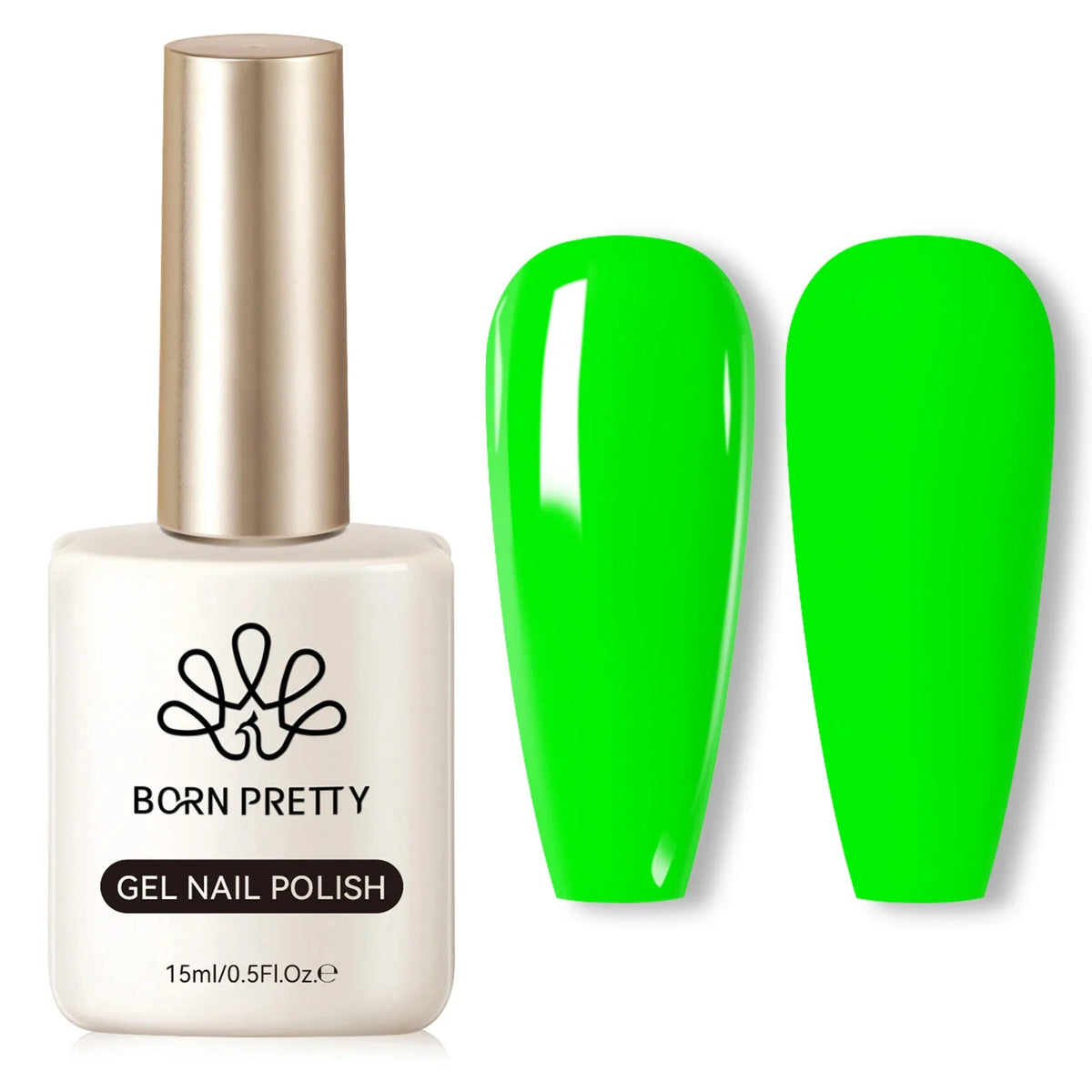 BORN PRETTY 15ml Nail Gel Polish Glitter Gorgeous Full Coverage Soak Off UV LED French Nail Art Jelly Nude Pink Varnish