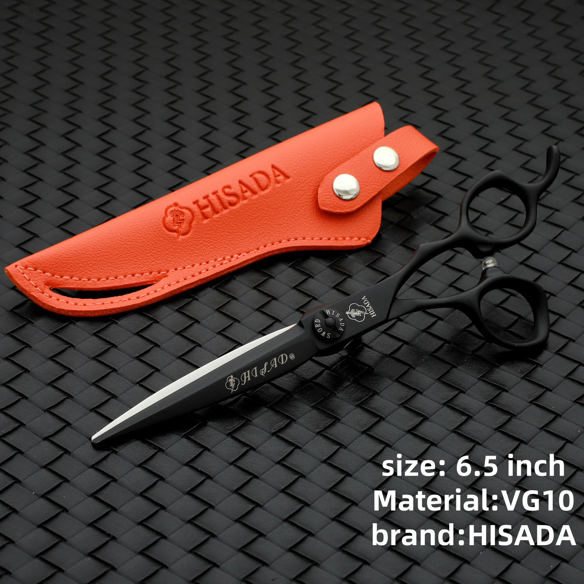 HISADA Hairdressing Scissors Professional Barber Scissors 6.0 Inch Scissors VG10 Material Professional Barber Scissors