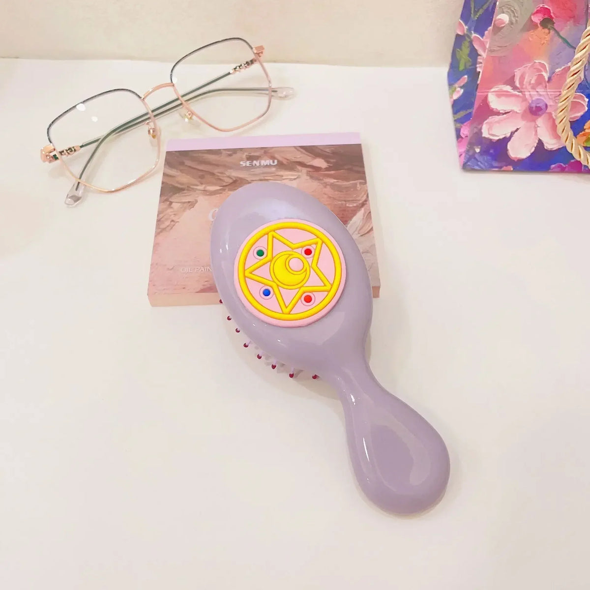 Cute Cartoon Children Air Cushion Comb Scalp Massgae Hair Brush Girls Portable Traveling Hair Brush Wide Tooth Anti-static Comb