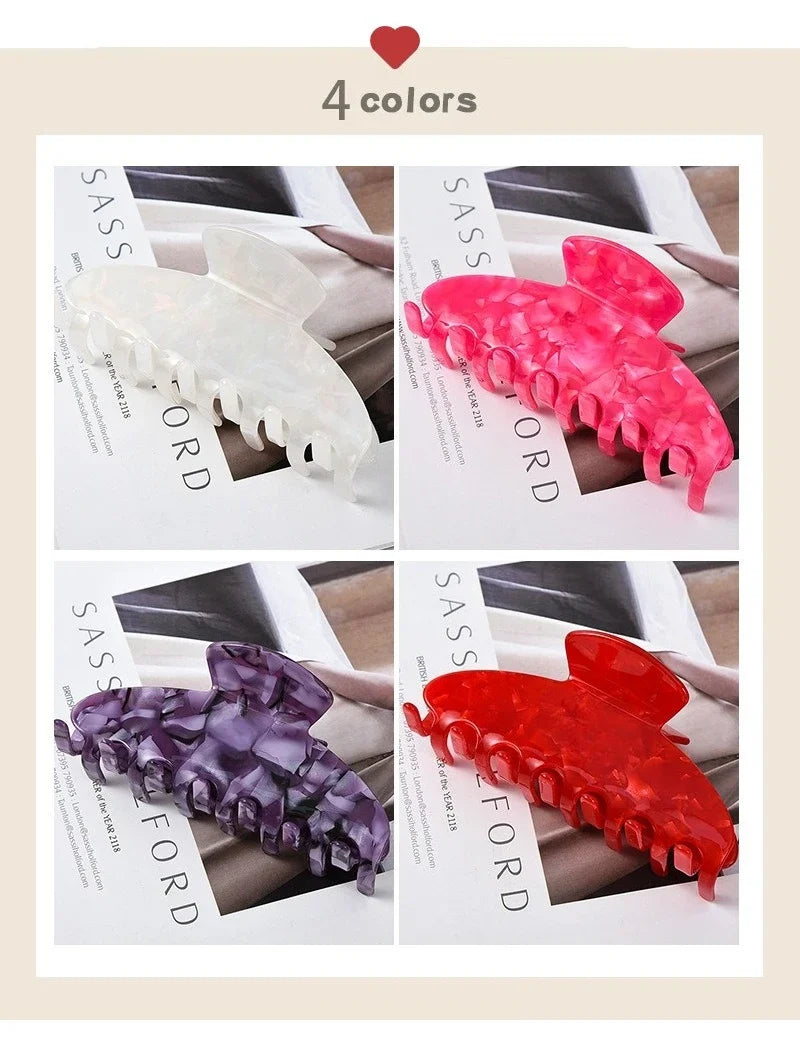 12cm Korean New Hair Clip Fashionable Ponytail for Women, Vintage Chic Hair Styling Tool, Daily Evening Gift Party Weekend Boho