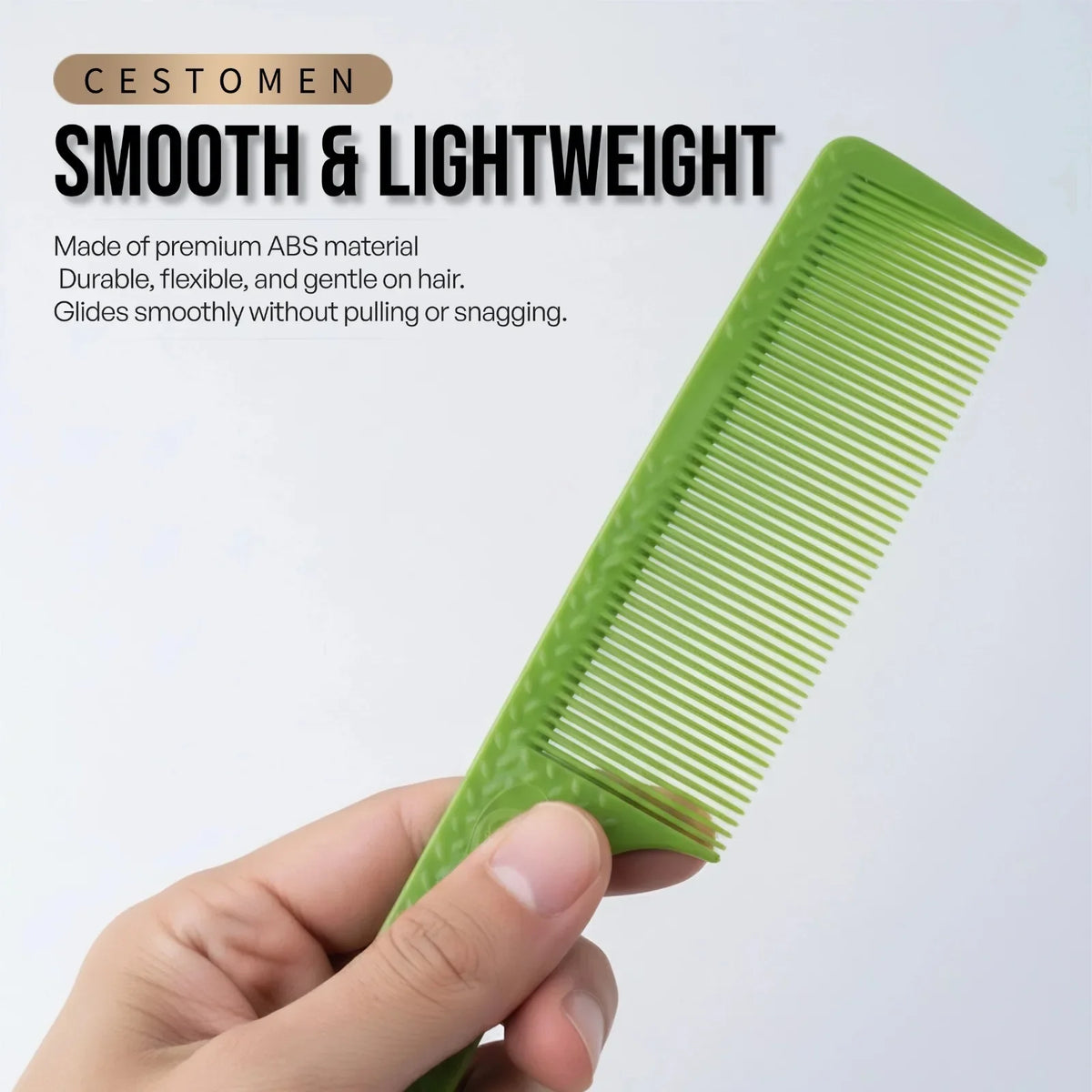 2/8PCS Pro Barber Fade Haircut Combs Anti-static Hair Clipper Combs For Men Wide Fine Tooth Taper Combs Salon Styling Tools
